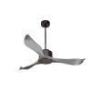 VENTILATEUR de plafond réversible, thermostaté, lumineux, silencieux à télécommande.