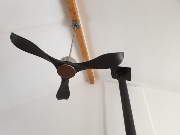 VENTILATEUR de plafond réversible, thermostaté, lumineux, silencieux à télécommande. – Image 18