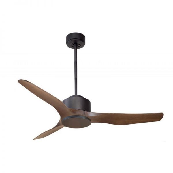 VENTILATEUR de plafond réversible, thermostaté, lumineux, silencieux à télécommande.