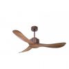 VENTILATEUR de plafond réversible, thermostaté, lumineux, silencieux à télécommande. – Image 5