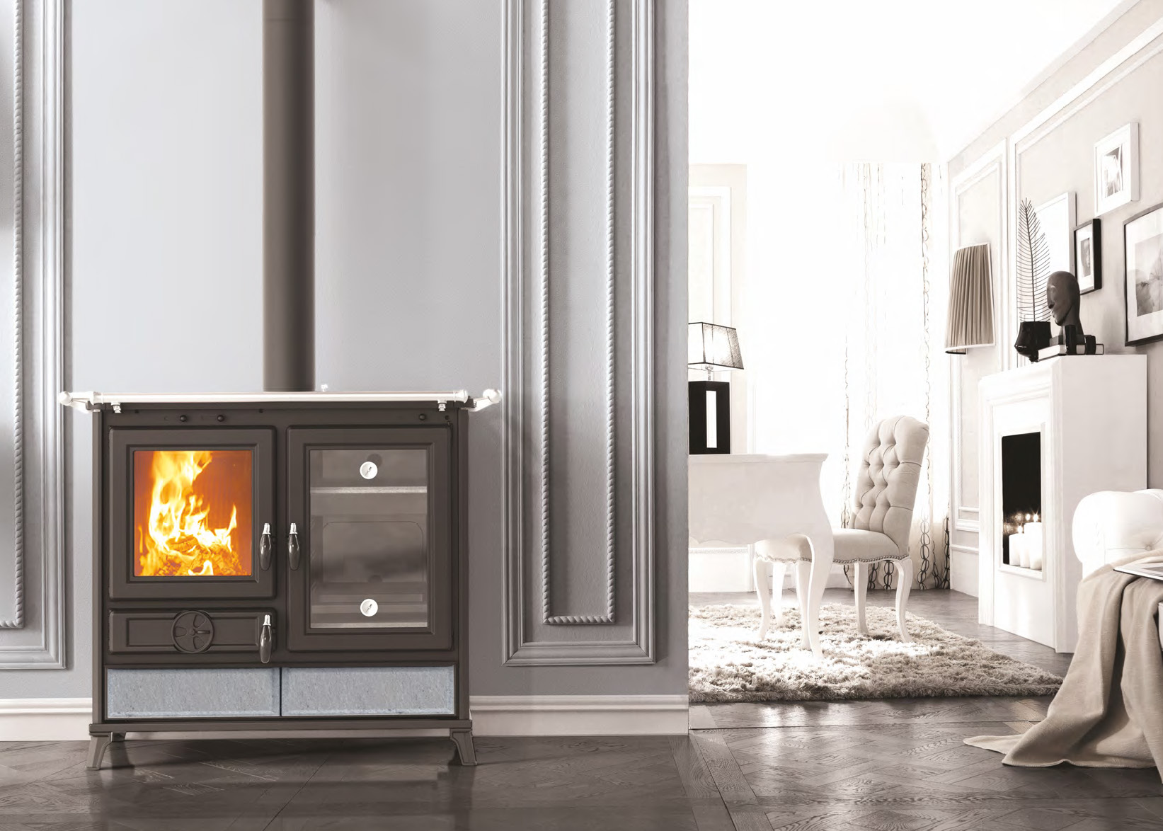 Cuisinière à bois Violetta Thermorossi