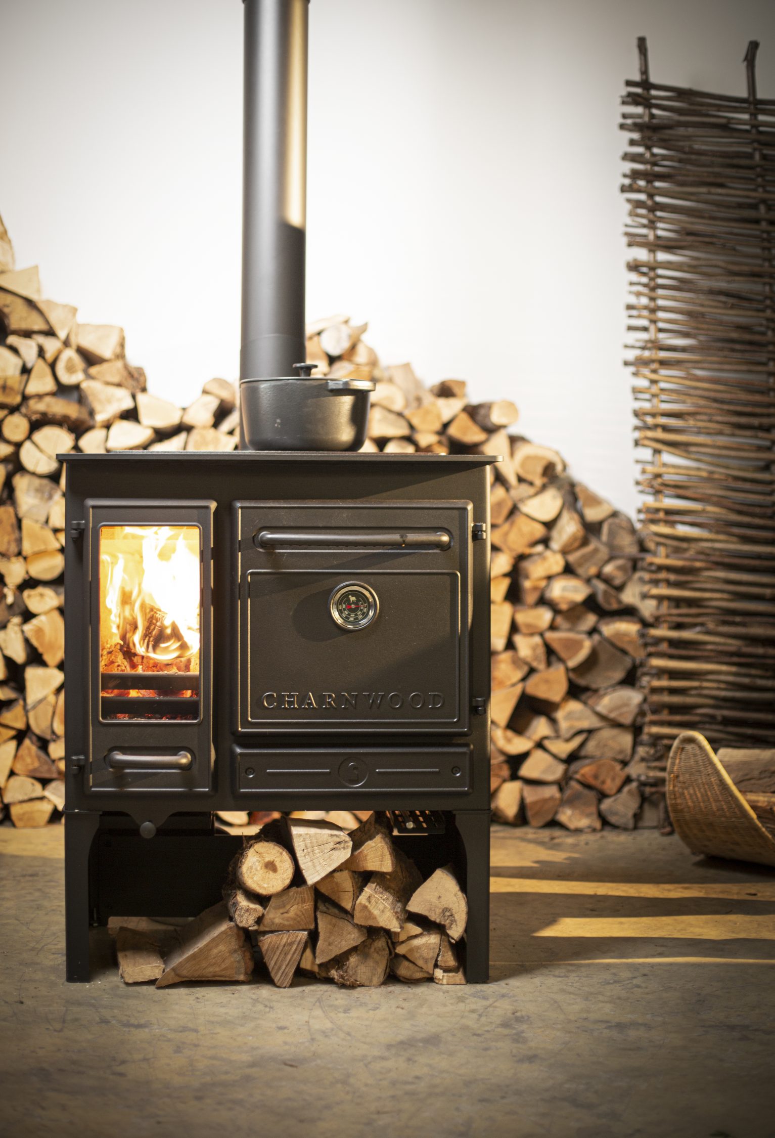 Les produits   Cheminée, poêle - Poêle à bois 7 kW